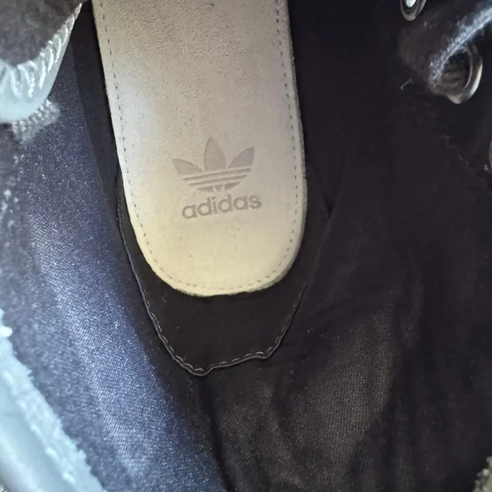 adidas Nizza 2 Leather Carbon Grey Sneakers Unisex Men's Sz 7